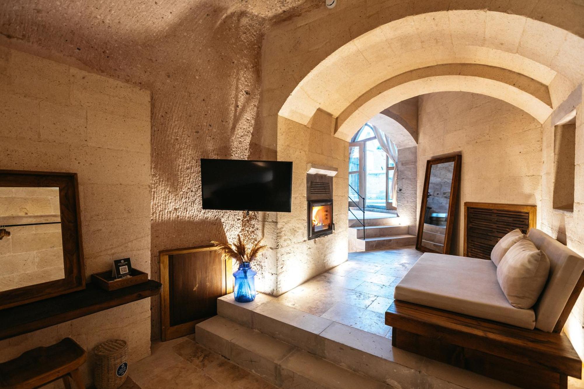 Millstone Cave Suites Hotel Üçhisar Exterior foto